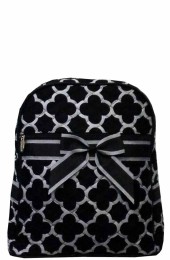 Quilted Backpack-QG-401/BK